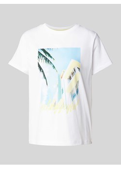 T-shirt z nadrukowanym motywem ze sklepu Peek&Cloppenburg  w kategorii Bluzki damskie - zdjęcie 172418010