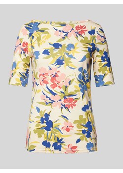 T-shirt z kwiatowym nadrukiem na całej powierzchni model ‘JUDY’ ze sklepu Peek&Cloppenburg  w kategorii Bluzki damskie - zdjęcie 172418023