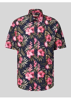 Koszula biznesowa o kroju casual fit z nadrukiem na całej powierzchni ze sklepu Peek&Cloppenburg  w kategorii Koszule męskie - zdjęcie 172418083