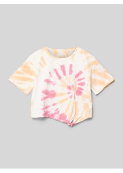T-shirt krótki z wiązanym detalem ze sklepu Peek&Cloppenburg  w kategorii Bluzki dziewczęce - zdjęcie 172418124