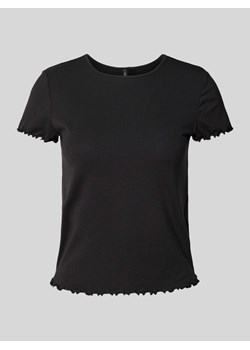 T-shirt z falistym wykończeniem model ‘BARBARA’ ze sklepu Peek&Cloppenburg  w kategorii Bluzki damskie - zdjęcie 172418133