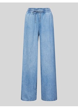 Jeansy z szeroką nogawką i elastycznym pasem ze sklepu Peek&Cloppenburg  w kategorii Jeansy damskie - zdjęcie 172418232