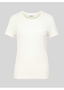T-shirt z efektem prążkowania ze sklepu Peek&Cloppenburg  w kategorii Bluzki damskie - zdjęcie 172418400