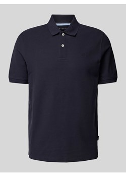 Koszulka polo w jednolitym kolorze ze sklepu Peek&Cloppenburg  w kategorii T-shirty męskie - zdjęcie 172418453