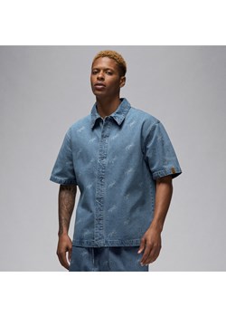 Męska bluza dżinsowa Jordan Flight Heritage - Niebieski ze sklepu Nike poland w kategorii Koszule męskie - zdjęcie 172418610