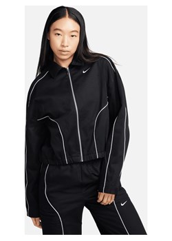 Damska kurtka z tkaniny Nike Sportswear - Czerń ze sklepu Nike poland w kategorii Kurtki damskie - zdjęcie 172418630