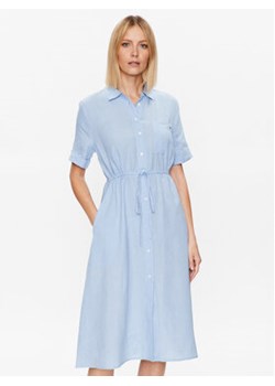 Tommy Hilfiger Sukienka koszulowa WW0WW38422 Błękitny Regular Fit ze sklepu MODIVO w kategorii Sukienki - zdjęcie 172418824