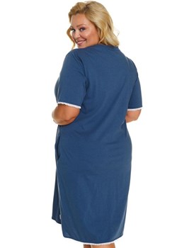 Doctor Nap niebieska koszula nocna plus size TB.5366, Kolor niebieski, Rozmiar L, Doctor Nap ze sklepu Intymna w kategorii Koszule nocne - zdjęcie 172419084