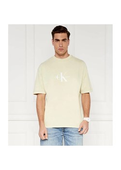 CALVIN KLEIN JEANS T-shirt ARCHIVAL MONOLOGO | Regular Fit ze sklepu Gomez Fashion Store w kategorii T-shirty męskie - zdjęcie 172419202
