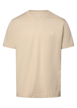 Marc O'Polo Koszulka męska Mężczyźni Bawełna beżowy jednolity ze sklepu vangraaf w kategorii T-shirty męskie - zdjęcie 172420444