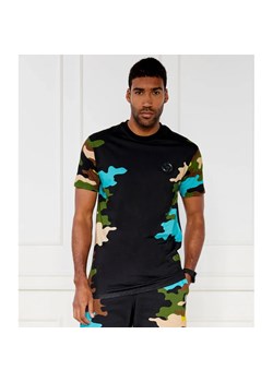 Plein Sport T-shirt Camouflage | Regular Fit ze sklepu Gomez Fashion Store w kategorii T-shirty męskie - zdjęcie 172420761