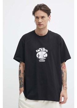 Dickies t-shirt bawełniany TIMBERVILLE TEE SS męski kolor czarny z nadrukiem DK0A4YR3 ze sklepu ANSWEAR.com w kategorii T-shirty męskie - zdjęcie 172421301