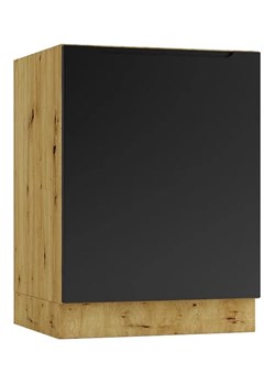 Szafka pod zlew 60 cm dąb artisan + czarny - Granada 10X ze sklepu Edinos.pl w kategorii Meble kuchenne - zdjęcie 172421802