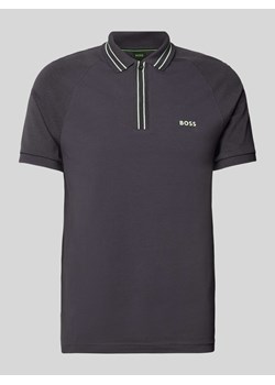 Koszulka polo z nadrukiem z logo model ‘Paule’ ze sklepu Peek&Cloppenburg  w kategorii T-shirty męskie - zdjęcie 172422144