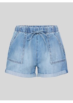 Szorty jeansowe o luźnym kroju z elastycznym pasem ze sklepu Peek&Cloppenburg  w kategorii Szorty - zdjęcie 172422212