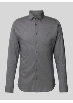 Koszula biznesowa o kroju slim fit z kołnierzykiem typu kent ze sklepu Peek&Cloppenburg  w kategorii Koszule męskie - zdjęcie 172422340