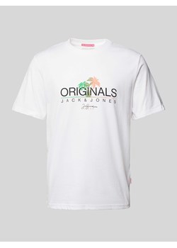 T-shirt z nadrukiem z logo model ‘CYRUS’ ze sklepu Peek&Cloppenburg  w kategorii T-shirty męskie - zdjęcie 172422344
