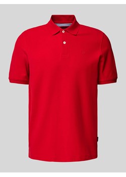 Koszulka polo w jednolitym kolorze ze sklepu Peek&Cloppenburg  w kategorii T-shirty męskie - zdjęcie 172422430