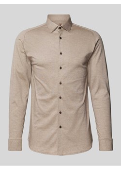 Koszula biznesowa o kroju slim fit z kołnierzykiem typu kent ze sklepu Peek&Cloppenburg  w kategorii Koszule męskie - zdjęcie 172422433