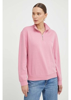 Levi's bluza damska kolor różowy gładka ze sklepu PRM w kategorii Bluzy damskie - zdjęcie 172422954