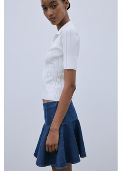 H & M - Rozszerzana spódnica mini - Niebieski ze sklepu H&M w kategorii Spódnice - zdjęcie 172423291