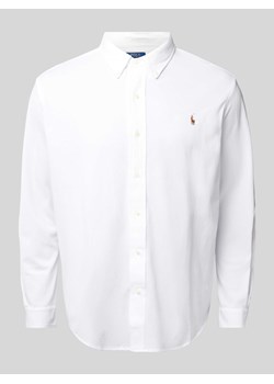Koszula casualowa PLUS SIZE z wyhaftowanym logo ze sklepu Peek&Cloppenburg  w kategorii Koszule męskie - zdjęcie 172423332