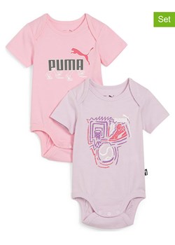 Puma Body (2 szt.) &quot;Minicats&quot; w kolorze jasnoróżowym ze sklepu Limango Polska w kategorii Odzież dla niemowląt - zdjęcie 172424174