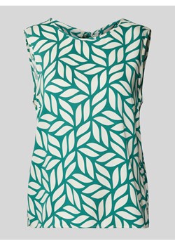 Top bluzkowy z wiskozy z wzorem na całej powierzchni ze sklepu Peek&Cloppenburg  w kategorii Bluzki damskie - zdjęcie 172424862