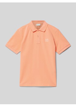 Koszulka polo o kroju regular fit z wyhaftowanym napisem ze sklepu Peek&Cloppenburg  w kategorii T-shirty chłopięce - zdjęcie 172425040