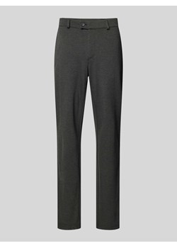 Spodnie materiałowe z efektem melanżu ze sklepu Peek&Cloppenburg  w kategorii Spodnie męskie - zdjęcie 172425092