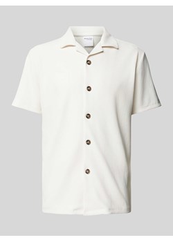 Koszula casualowa o luźnym kroju z efektem prążkowania ze sklepu Peek&Cloppenburg  w kategorii Koszule męskie - zdjęcie 172425113