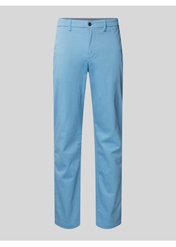 Chinosy z wpuszczanymi kieszeniami model ‘DENTON’ ze sklepu Peek&Cloppenburg  w kategorii Spodnie męskie - zdjęcie 172425190