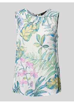 Top bluzkowy z wiskozy z kwiatowym wzorem ze sklepu Peek&Cloppenburg  w kategorii Bluzki damskie - zdjęcie 172425264