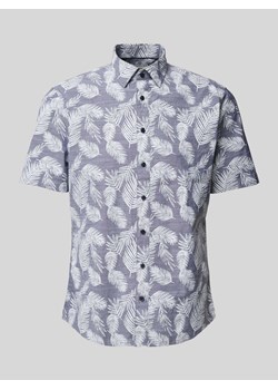 Koszula biznesowa o kroju casual fit ze wzorem na całej powierzchni ze sklepu Peek&Cloppenburg  w kategorii Koszule męskie - zdjęcie 172425383