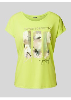 T-shirt z nadrukiem z motywem i napisem ze sklepu Peek&Cloppenburg  w kategorii Bluzki damskie - zdjęcie 172425481
