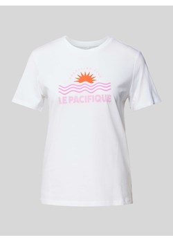 T-shirt z nadrukowanym motywem model ‘LUCIA’ ze sklepu Peek&Cloppenburg  w kategorii Bluzki damskie - zdjęcie 172425570
