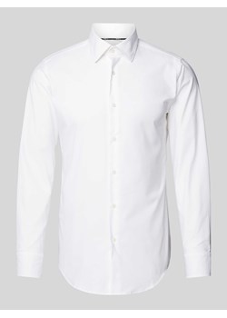 Koszula biznesowa o kroju slim fit z kołnierzykiem typu kent model ‘Hank’ ze sklepu Peek&Cloppenburg  w kategorii Koszule męskie - zdjęcie 172425614