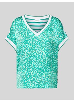 T-shirt we wzory na całej powierzchni ze sklepu Peek&Cloppenburg  w kategorii Bluzki damskie - zdjęcie 172425702