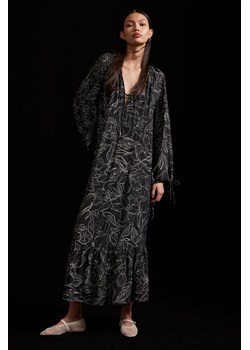 H & M - Sukienka ze sznurkiem do ściągania - Czarny ze sklepu H&M w kategorii Sukienki - zdjęcie 172425940