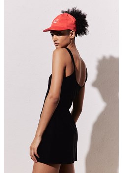 H & M - Dżersejowa sukienka z pikotkowym brzegiem - Czarny ze sklepu H&M w kategorii Sukienki - zdjęcie 172425950