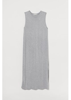H & M - Dżersejowa sukienka bez rękawów - Szary ze sklepu H&M w kategorii Sukienki - zdjęcie 172425971