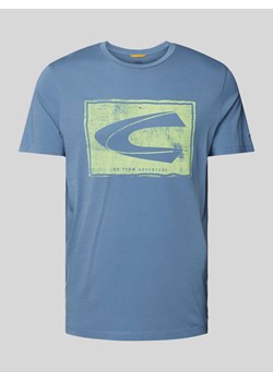 T-shirt z nadrukiem z logo ze sklepu Peek&Cloppenburg  w kategorii T-shirty męskie - zdjęcie 172426850