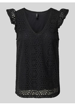Top bluzkowy z efektem podpalania model ‘HONEY LULU’ ze sklepu Peek&Cloppenburg  w kategorii Bluzki damskie - zdjęcie 172426911