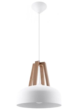 Biała skandynawska lampa wisząca - EX516-Casko ze sklepu Edinos.pl w kategorii Lampy wiszące - zdjęcie 172427423