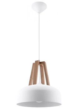 Biała skandynawska lampa wisząca - EX516 D8-B86 ze sklepu Edinos.pl w kategorii Lampy wiszące - zdjęcie 172427423