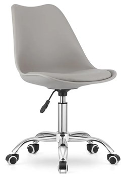 Szare młodzieżowe krzesło obrotowe - Fernis ze sklepu Edinos.pl w kategorii Krzesła biurowe - zdjęcie 172427533