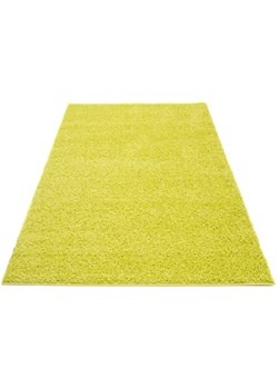 Jasnozielony prostokątny dywan shaggy - Azos ze sklepu Edinos.pl w kategorii Dywany - zdjęcie 172427802