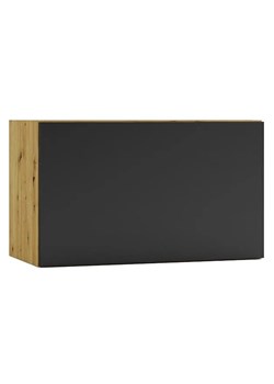 Szafka pod okap 60 cm dąb artisan + czarny Elodos 3X ze sklepu Edinos.pl w kategorii Meble kuchenne - zdjęcie 172428052
