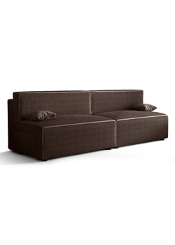 Brązowa rozkładana sofa - Manila 3X ze sklepu Edinos.pl w kategorii Sofy i kanapy - zdjęcie 172429394
