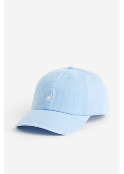 H & M - Bawełniana czapka z daszkiem i haftowanym motywem - Niebieski ze sklepu H&M w kategorii Czapki z daszkiem męskie - zdjęcie 172430503